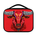 Geometric Bull Skull Print Classic Bible Case