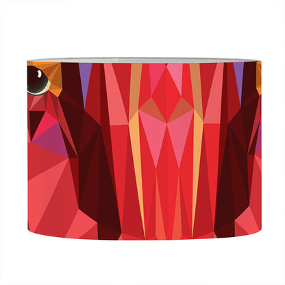 Geometric Bull Skull Print Drum Lamp Shade