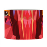 Geometric Bull Skull Print Drum Lamp Shade