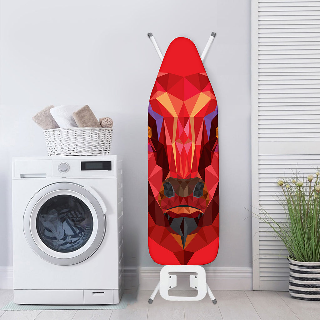 Geometric Bull Skull Print Ironing Board Cover