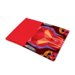 Geometric Bull Skull Print Pet Cooling Mat Cover