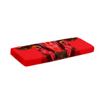 Geometric Bull Skull Print Piano Keyboard Cover