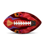 Geometric Bull Skull Print Rugby Ball