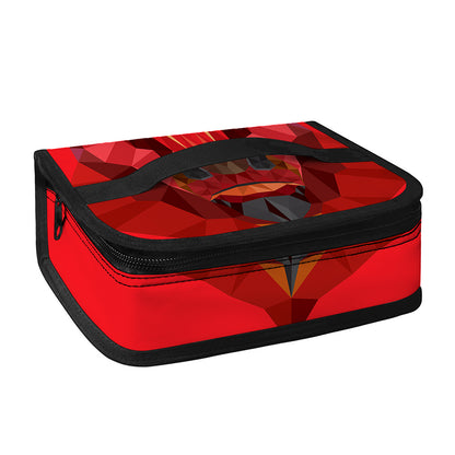 Geometric Bull Skull Print Small Lunch Bag