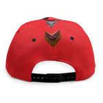 Geometric Bull Skull Print Snapback Cap