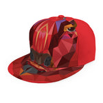 Geometric Bull Skull Print Snapback Cap