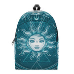 Geometric Celestial Sun And Moon Print Backpack