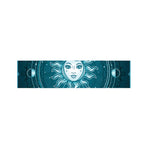 Geometric Celestial Sun And Moon Print Bed Runner