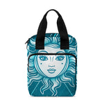 Geometric Celestial Sun And Moon Print Bible Tote Bag