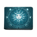 Geometric Celestial Sun And Moon Print Bifold Wallet