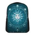 Geometric Celestial Sun And Moon Print Casual Backpack