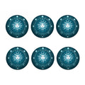 Geometric Celestial Sun And Moon Print Coaster Set