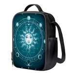 Geometric Celestial Sun And Moon Print Crossbody Lunch Bag
