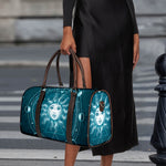 Geometric Celestial Sun And Moon Print Duffle Bag