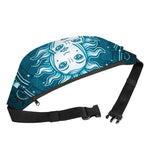 Geometric Celestial Sun And Moon Print Fanny Pack