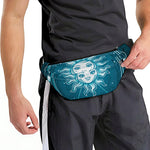 Geometric Celestial Sun And Moon Print Fanny Pack