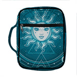 Geometric Celestial Sun And Moon Print Front Pocket Bible Bag