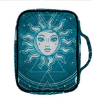 Geometric Celestial Sun And Moon Print Front Pocket Bible Bag