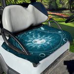 Geometric Celestial Sun And Moon Print Golf Cart Seat Cover