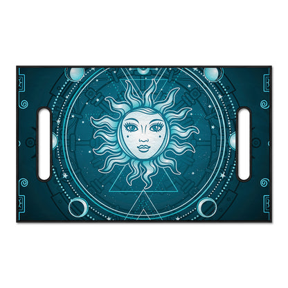 Geometric Celestial Sun And Moon Print Golf Cart Seat Cover