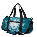Geometric Celestial Sun And Moon Print Gym Bag