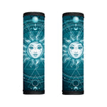 Geometric Celestial Sun And Moon Print Handle Covers