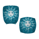 Geometric Celestial Sun And Moon Print Office Chair Cover
