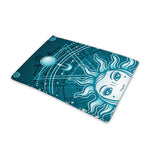 Geometric Celestial Sun And Moon Print Pet Cooling Mat Cover