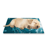 Geometric Celestial Sun And Moon Print Pet Cooling Mat Cover