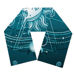 Geometric Celestial Sun And Moon Print Scarf