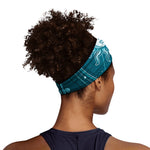 Geometric Celestial Sun And Moon Print Sports Headband