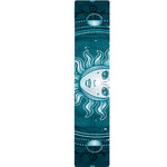 Geometric Celestial Sun And Moon Print Table Runner