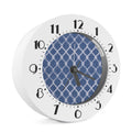 Geometric Denim Jeans Pattern Print Alarm Clock