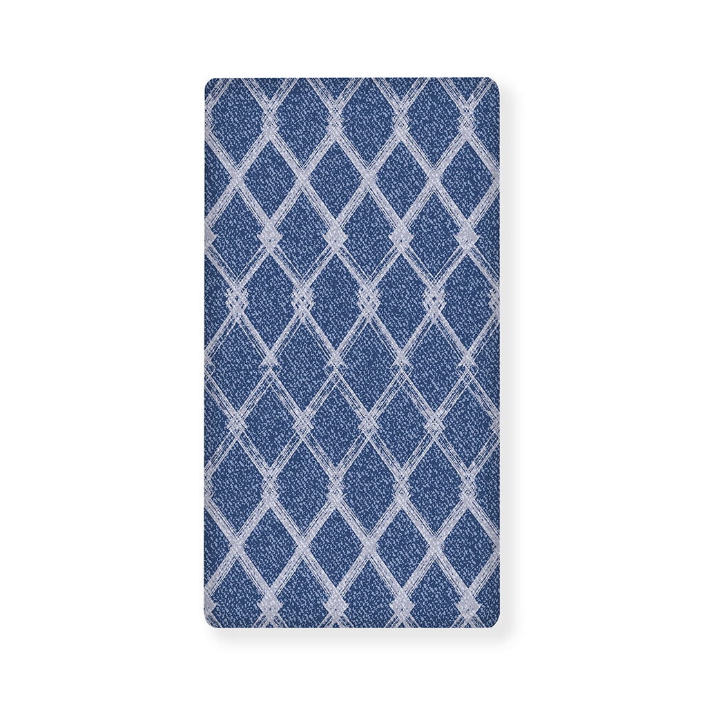 Geometric Denim Jeans Pattern Print Baby Crib Sheet