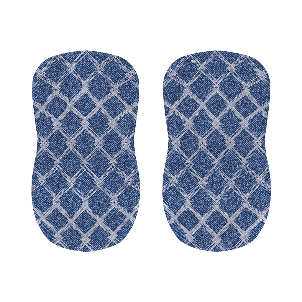 Geometric Denim Jeans Pattern Print Bar Stool Covers