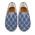 Geometric Denim Jeans Pattern Print Casual Shoes