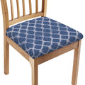 Geometric Denim Jeans Pattern Print Chair Cushion Cover