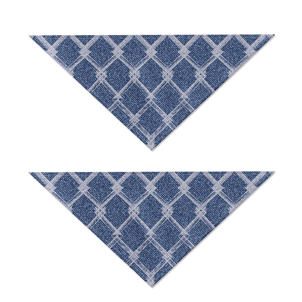 Geometric Denim Jeans Pattern Print Dog Bandana
