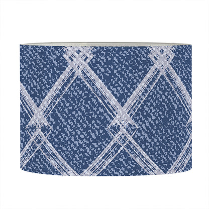Geometric Denim Jeans Pattern Print Drum Lamp Shade