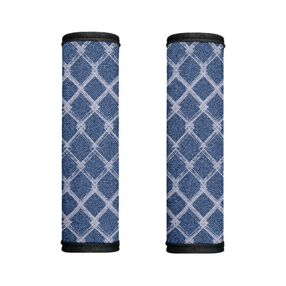 Geometric Denim Jeans Pattern Print Handle Covers