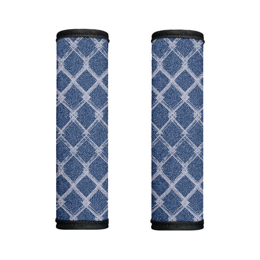 Geometric Denim Jeans Pattern Print Handle Covers