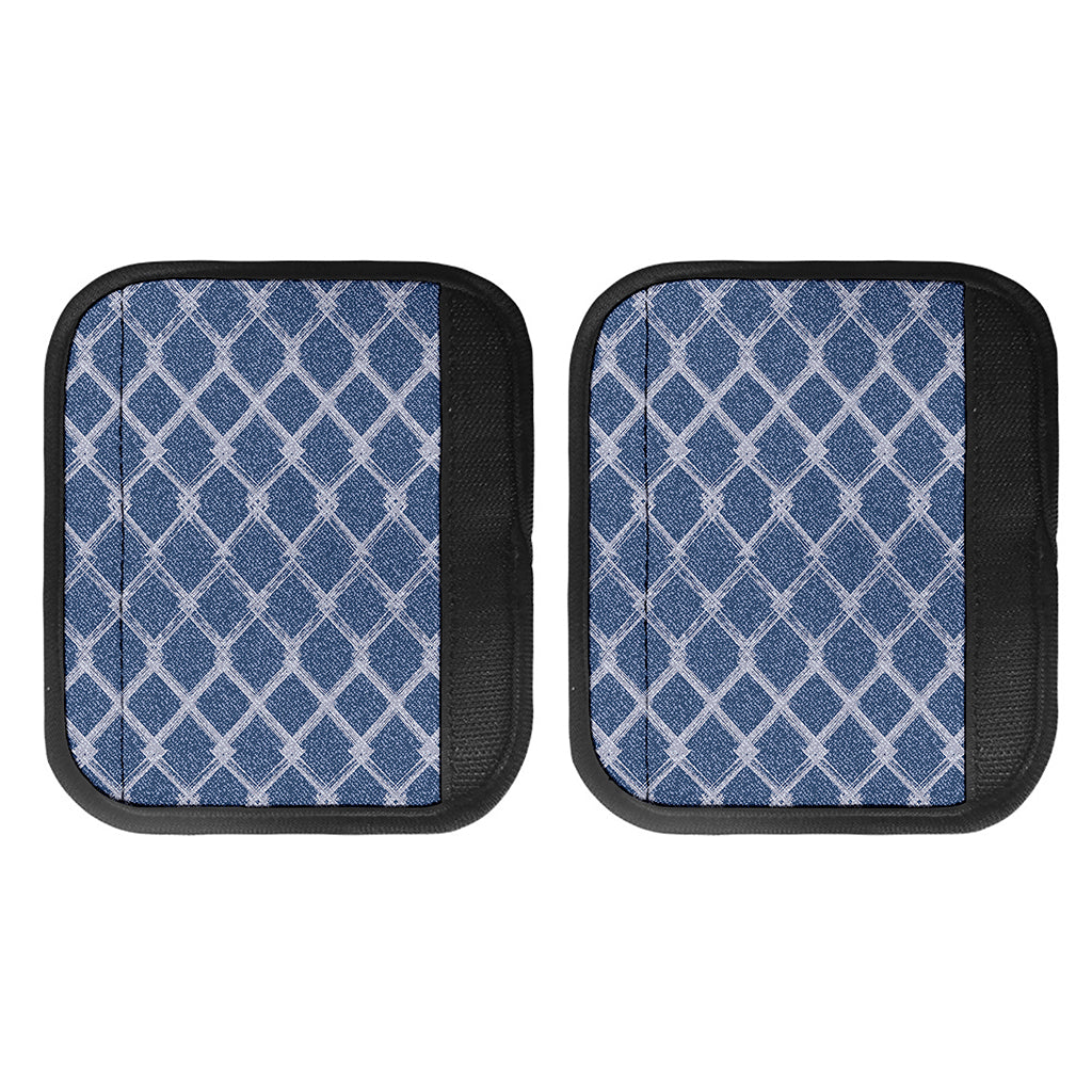 Geometric Denim Jeans Pattern Print Handle Covers