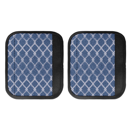 Geometric Denim Jeans Pattern Print Handle Covers