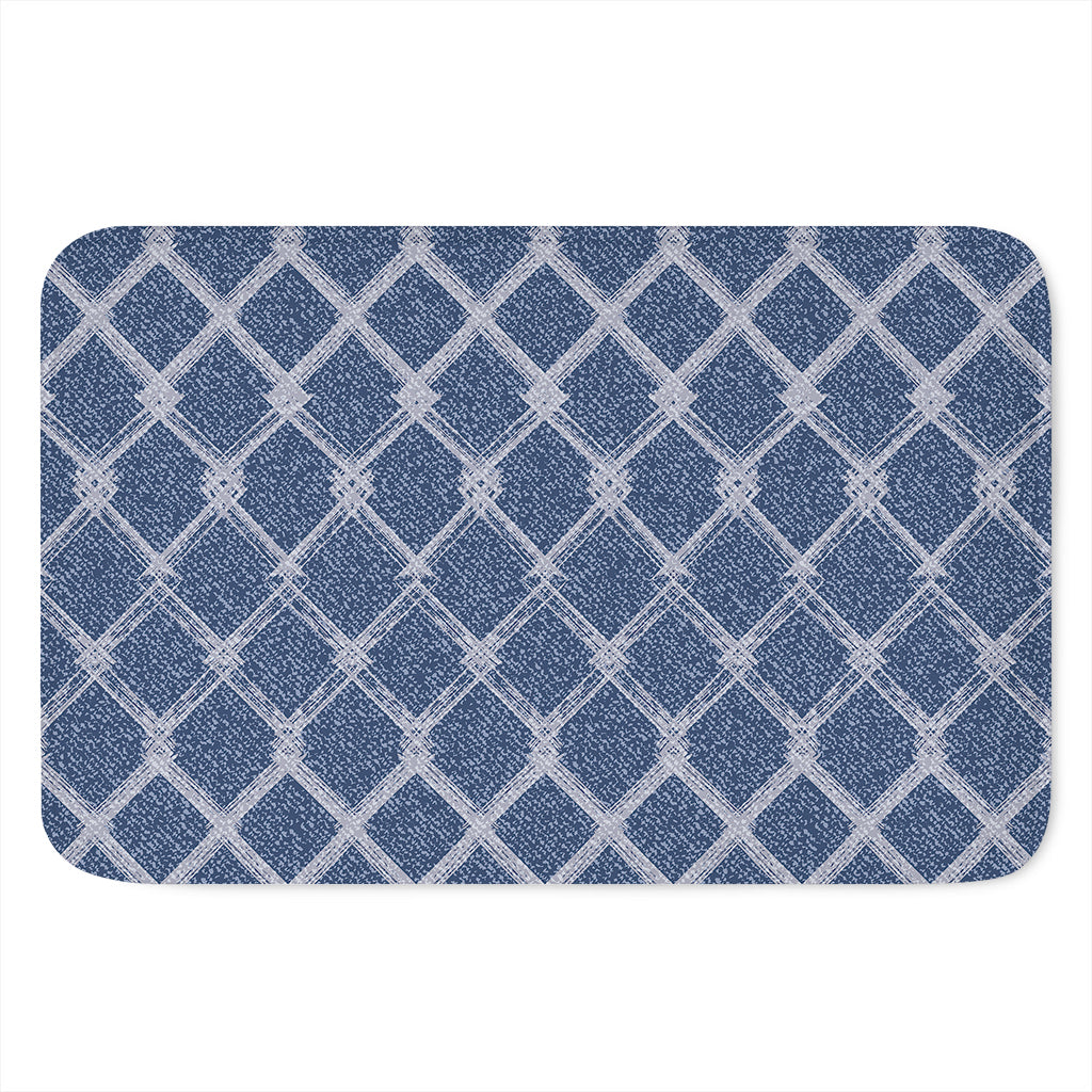 Geometric Denim Jeans Pattern Print Indoor Door Mat