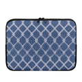 Geometric Denim Jeans Pattern Print Laptop Sleeve