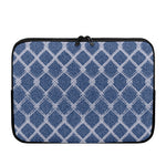 Geometric Denim Jeans Pattern Print Laptop Sleeve