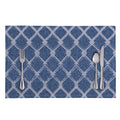 Geometric Denim Jeans Pattern Print Placemat