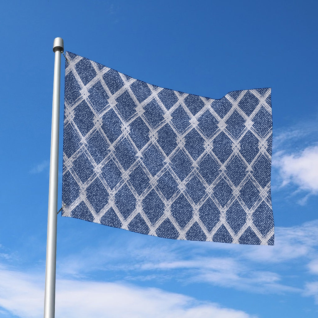 Geometric Denim Jeans Pattern Print Polyester Flag