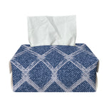Geometric Denim Jeans Pattern Print Rectangle Tissue Box Cover
