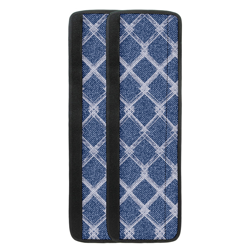 Geometric Denim Jeans Pattern Print Refrigerator Handle Covers